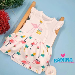 رامپر دخترانه طرح فلامینگو مهتا Mahta