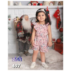 رامپر دخترانه بچه گانه طرح بهار نیلسام Nilsam