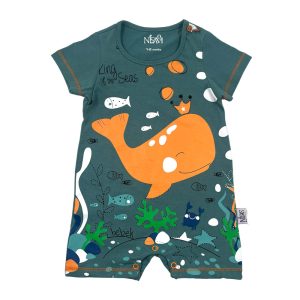 رامپر پسرانه بچه گانه طرح وال نیلسام Nilsam