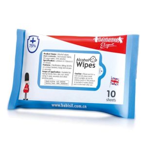 دستمال ضدعفونی کننده 10 عددی 5578 بیبی سیل Babisil