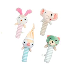 جغجغه سوسیسی نوزاد حیوانات راه راه Baby Fans