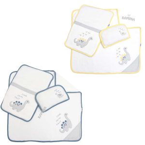 رختخواب سه تکه مسافرتی نوزاد طرح دایناسور گایه Gaye