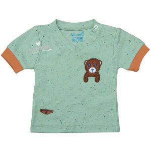 بلوز آستین کوتاه نوزاد طرح فندی به آوران Behavaran