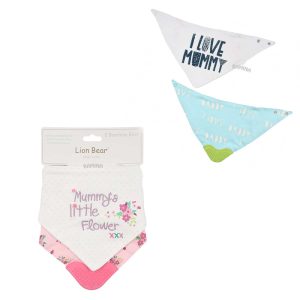 پیش بند سه گوش با دندانگیر بسته 2 عددی لیون بیر Lion bear