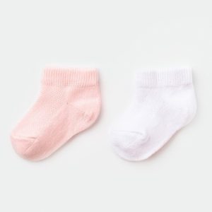 جوراب نوزادی دخترانه 2 عددی بایو ارگانیک bio organic