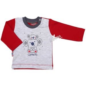 بلوز آستین بلند نوزاد طرح کوآلا لوپتو luppeto