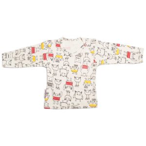 بلوز آستین بلند نوزاد طرح خپلی لوپتو luppeto