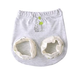 شورت عینکی نوزاد طرح زرافه سبز لوپتو luppeto