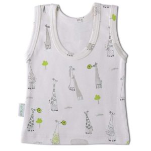 رکابی نوزاد نوزاد طرح زرافه سبز لوپتو luppeto