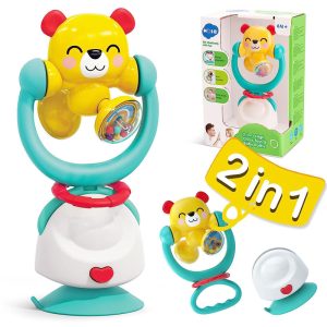 اسباب بازی مکنده دار 2 در 1 حیوانات هالی تویز Huile toys