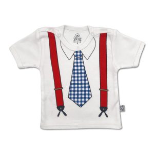 بلوز آستین کوتاه نوزاد پسرانه طرح مهندس لیدولند Lido land