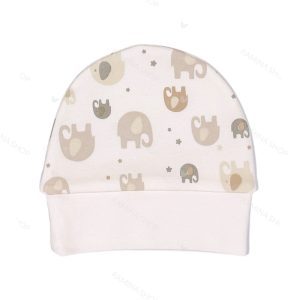 کلاه گرد نوزاد طرح فیل بیبی فورلایف