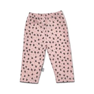 شلوار نوزاد دخترانه طرح قلب و تور لیدولند Lido land