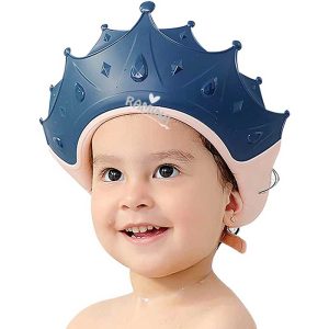 کلاه حمام سیلیکونی نوزاد طرح تاج