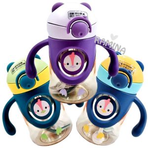 لیوان نی دار کودک 240 میل طرح پنگوئن Yesi care