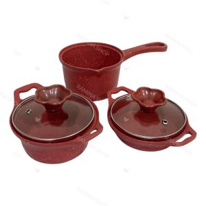 سرویس قابلمه چدن 5 پارچه نوزاد پیلو Pilau