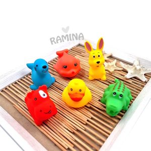پوپت اسباب بازی 6 عددی طرح حیوانات Baby Gift
