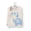 ست حوله نوزاد 5 تکه طرح فیل و جوجه مادرکر Mothercare - %d8%b3%d9%81%db%8c%d8%af