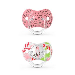 پستانک 0-6 ماه بادامی طرح جنگل سواوینکس Suavinex