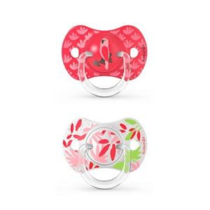 پستانک 18-6 ماه بادامی طرح جنگل سواوینکس Suavinex