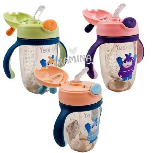 لیوان آب میوه خوری کودک 300 میل طرح گلابی Yesi care