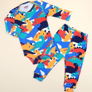 بادی بلند با شلوار طرح دایناسور ماماز پاپاز Mamas Papas