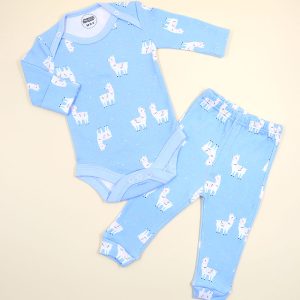 زیردکمه آستین بلند با شلوار طرح لاما ماماز پاپاز Mamas Papas