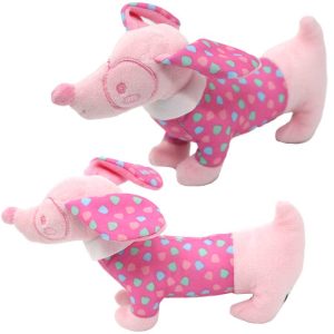 اسباب بازی سگ پولیشی صورتی جغجغه ای شیما