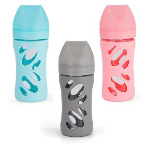 شیشه شیر پیرکس 260 میل محافظ دار تویست شیک Twistshake