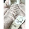 سرهمی بافتنی داخل خز دار نوزادی طوسی baby mio