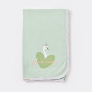 پتوی نخی چهار فصل نوزاد طرح قو بی بیبی Bi Baby