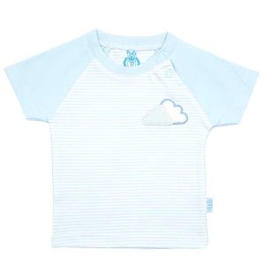 بلوز آستین کوتاه نوزاد پسرانه طرح کلودی پاریز Pariz