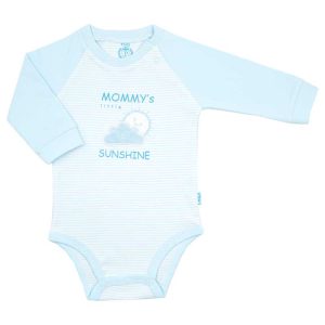 زیر دکمه ای آستین بلند نوزاد پسرانه طرح کلودی پاریز Pariz