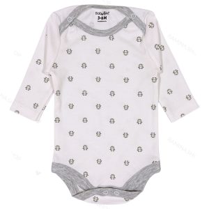 زیر دکمه دار آستین بلند نوزاد طرح پنگوئن بیبی فورلایف