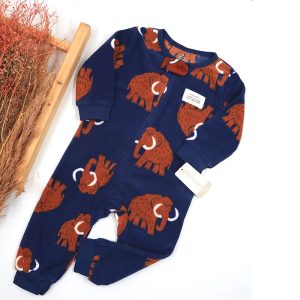 سرهمی مچ دار بچه گانه پسرانه طرح ماموت کارترز Carters