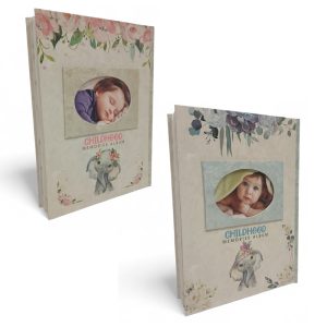 آلبوم خاطرات نوزاد طرح فیل Childhood