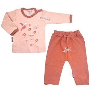 بلوز آستین بلند و شلوار بچه گانه دخترانه طرح لورنس لوپتو luppeto