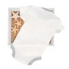 بادی آستین کوتاه نوزاد طرح پنگوئن بیبی فورلایف Baby4life