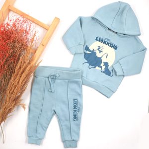 ست هودی و شلوار دورس پسرانه بچه گانه طرح شیر شاه پریمارک Primark