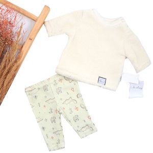 ست بلوز شلوار نوزاد و کودک طرح جغد و روباه starling baby