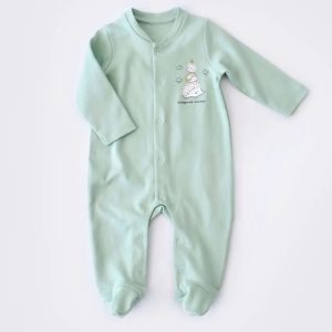 سرهمی جوراب دار نوزاد طرح جوجه تیغی بی ارگانیک Biorganic