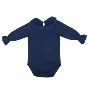 بادی یقه ب ب نخی سرمه ای دخترانه مادرکر Mothercare