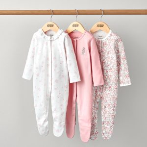 سرهمی جوراب دار نوزاد دخترانه 9 تا 12 ماه ماماز پاپاز Mamas papas