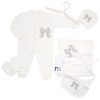 ست لباس بیمارستانی نوزادی دخترانه 7 تکه طرح پاپیون مادرکر Mothercare