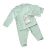 ست لباس بیمارستان نوزاد طرح جوجه تیغی بی ارگانیک Biorganic