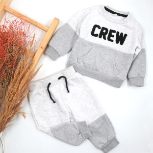 ست بلوز و شلوار دورس پسرانه بچه گانه طرح Crew پریمارک Primark