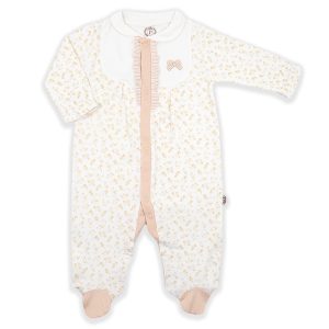 سرهمی جورابی نوزاد دخترنه طرح سوییت پاریز Pariz