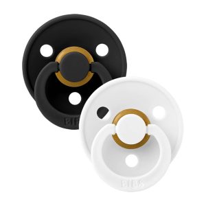 پستانک نوزاد سفید و مشکی بیبس