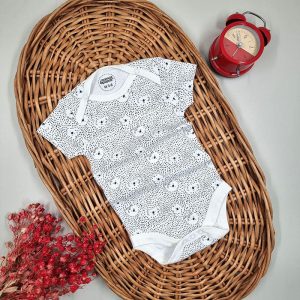 زیر دکمه دار آستین کوتاه اسپورت طرح خال خالی ماماز پاپاز