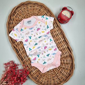 زیر دکمه دار آستین کوتاه دخترانه طرح کاکتوس ماماز پاپاز